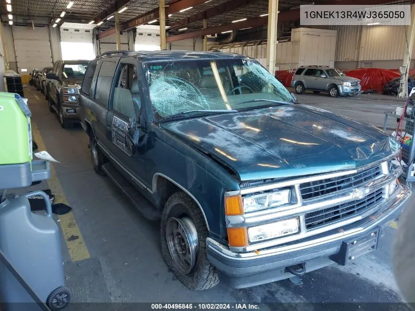 1998 Chevrolet Tahoe Ls VIN: 1GNEK13R4WJ365050 Lot: 40496845