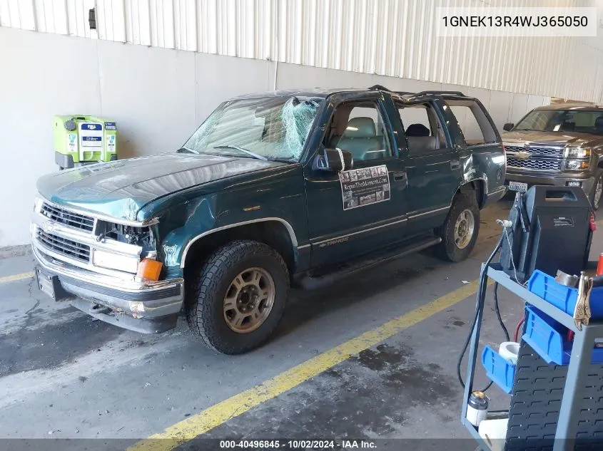 1998 Chevrolet Tahoe Ls VIN: 1GNEK13R4WJ365050 Lot: 40496845