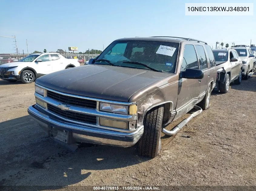 1998 Chevrolet Tahoe Ls VIN: 1GNEC13RXWJ348301 Lot: 40776915