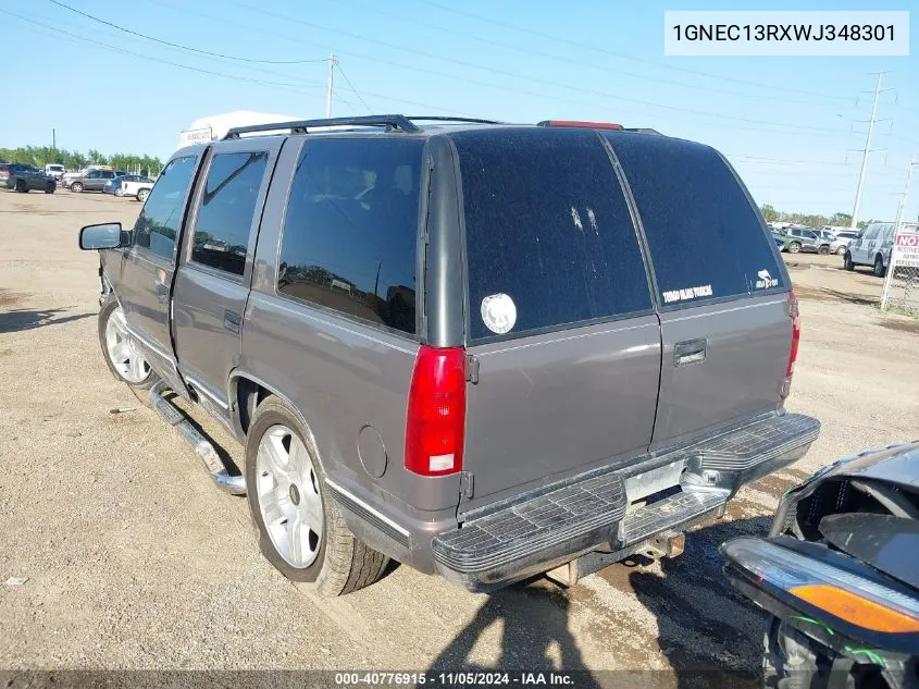 1998 Chevrolet Tahoe Ls VIN: 1GNEC13RXWJ348301 Lot: 40776915