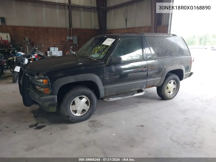 3GNEK18R0XG168890 1999 Chevrolet Tahoe