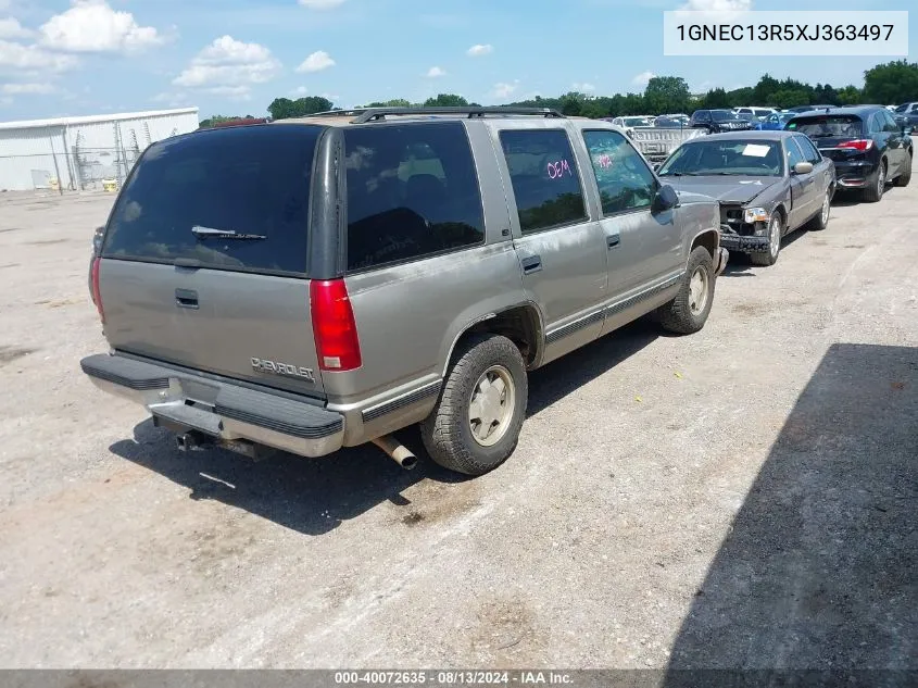 1GNEC13R5XJ363497 1999 Chevrolet Tahoe Ls