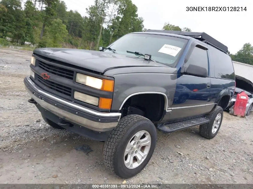 3GNEK18R2XG128214 1999 Chevrolet Tahoe