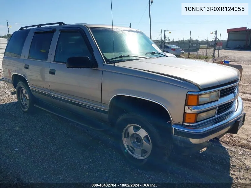 1999 Chevrolet Tahoe Ls VIN: 1GNEK13R0XR124055 Lot: 40402704