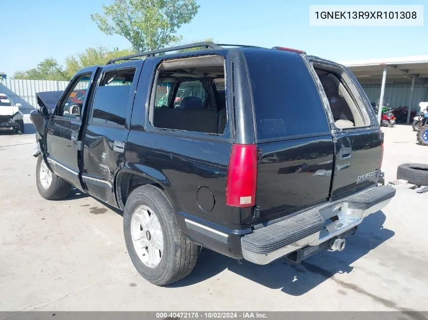 1999 Chevrolet Tahoe Ls VIN: 1GNEK13R9XR101308 Lot: 40472175