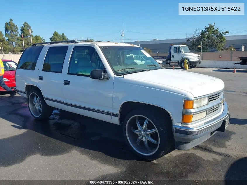 1999 Chevrolet Tahoe Ls VIN: 1GNEC13R5XJ518422 Lot: 40473395