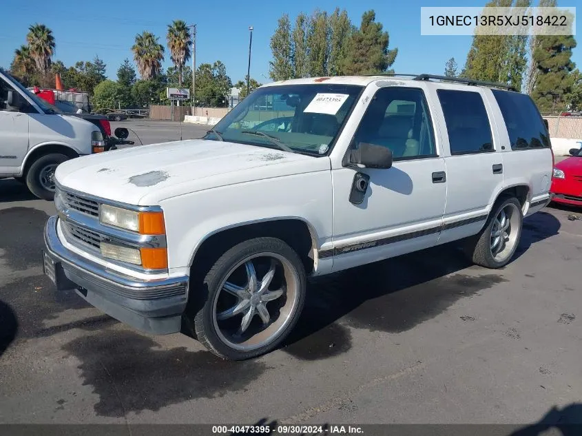 1999 Chevrolet Tahoe Ls VIN: 1GNEC13R5XJ518422 Lot: 40473395