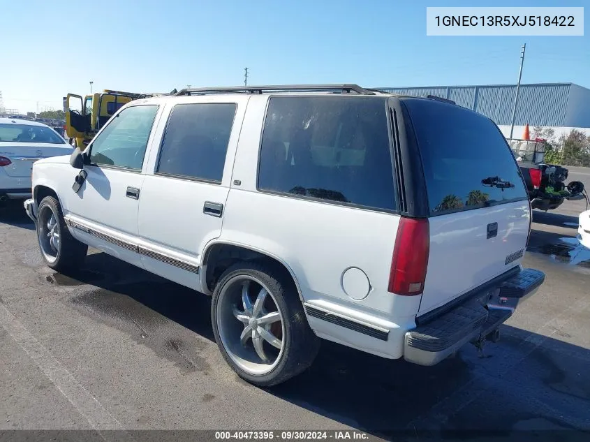 1999 Chevrolet Tahoe Ls VIN: 1GNEC13R5XJ518422 Lot: 40473395