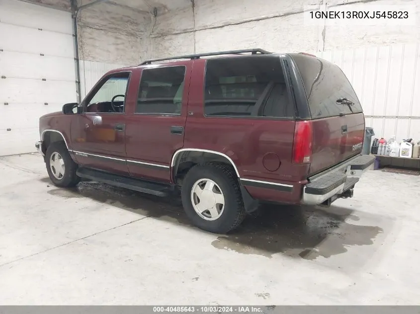 1999 Chevrolet Tahoe Ls VIN: 1GNEK13R0XJ545823 Lot: 40485643