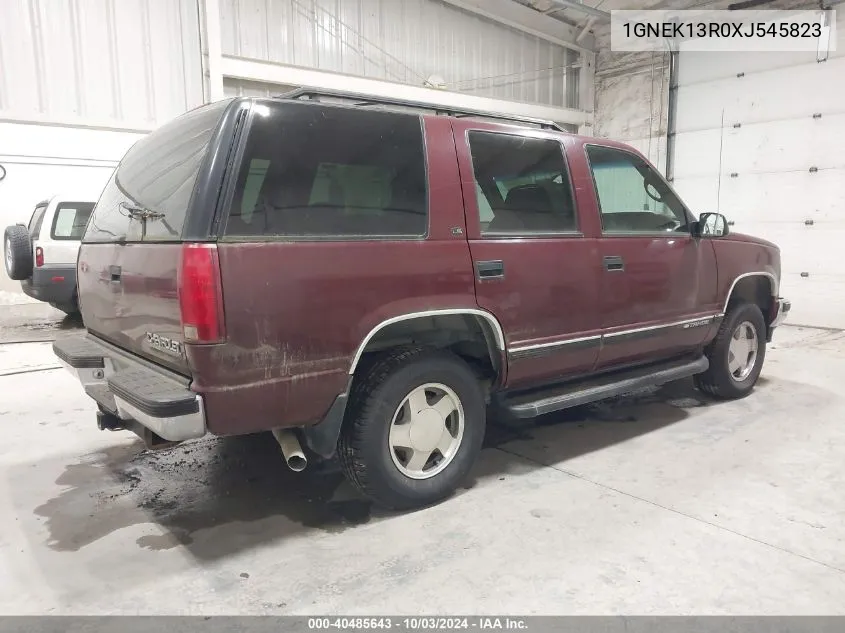 1999 Chevrolet Tahoe Ls VIN: 1GNEK13R0XJ545823 Lot: 40485643