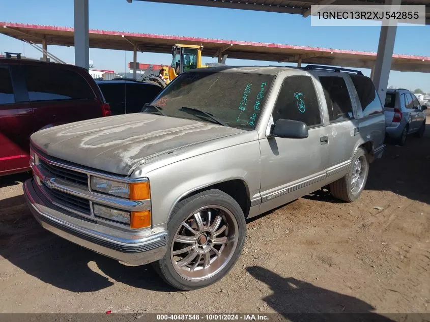 1999 Chevrolet Tahoe Ls VIN: 1GNEC13R2XJ542855 Lot: 40487548