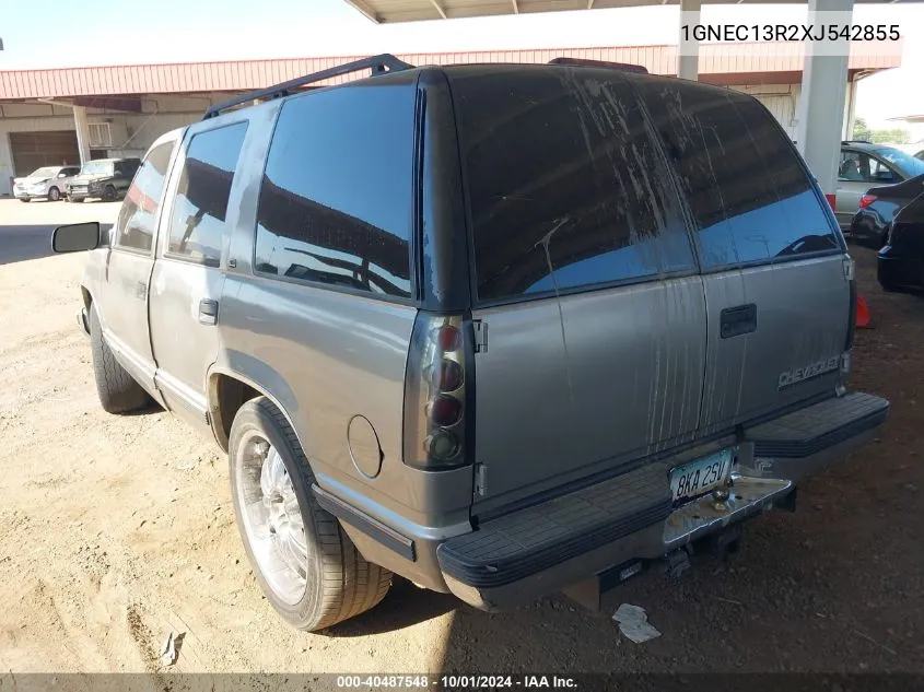 1999 Chevrolet Tahoe Ls VIN: 1GNEC13R2XJ542855 Lot: 40487548