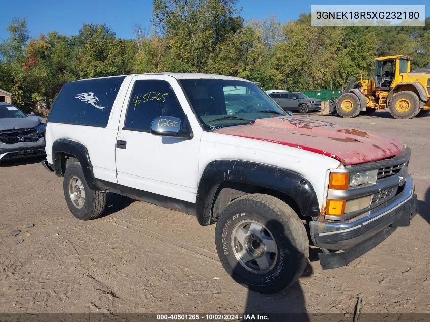 1999 Chevrolet Tahoe VIN: 3GNEK18R5XG232180 Lot: 40501265