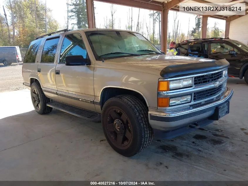 1999 Chevrolet Tahoe K1500 VIN: 1GNEK13R2XJ318214 Lot: 40527216