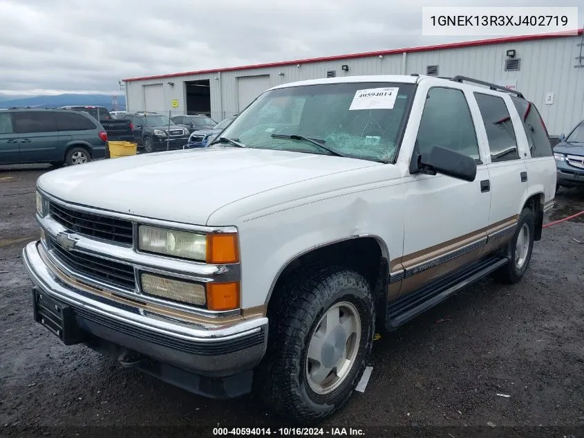 1999 Chevrolet Tahoe Ls VIN: 1GNEK13R3XJ402719 Lot: 40594014