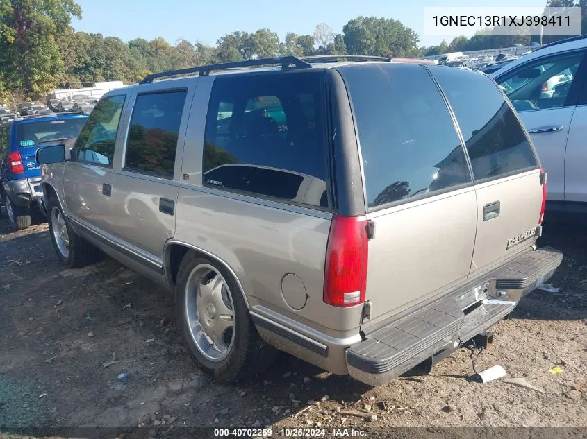 1999 Chevrolet Tahoe Lt VIN: 1GNEC13R1XJ398411 Lot: 40702259