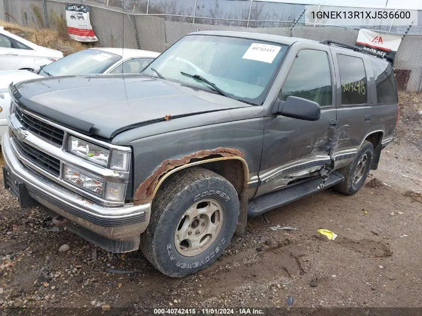 1999 Chevrolet Tahoe Ls VIN: 1GNEK13R1XJ536600 Lot: 40742415