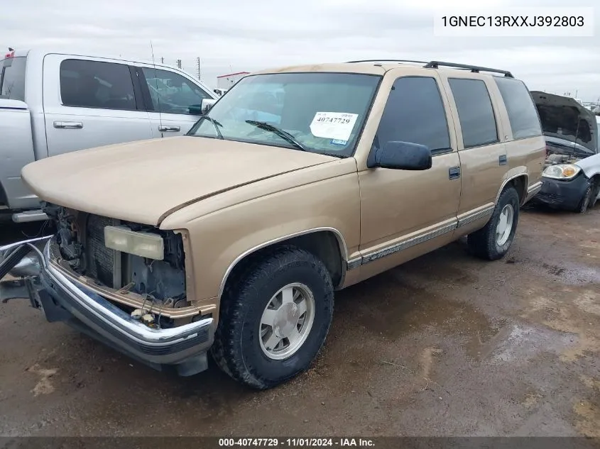 1999 Chevrolet Tahoe Lt VIN: 1GNEC13RXXJ392803 Lot: 40747729