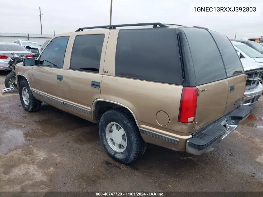 1999 Chevrolet Tahoe Lt VIN: 1GNEC13RXXJ392803 Lot: 40747729