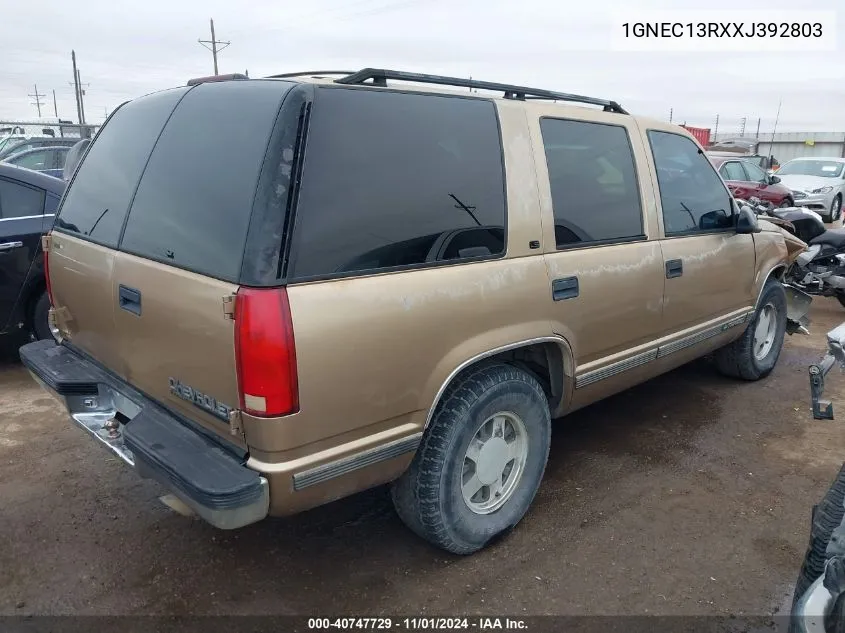 1999 Chevrolet Tahoe Lt VIN: 1GNEC13RXXJ392803 Lot: 40747729