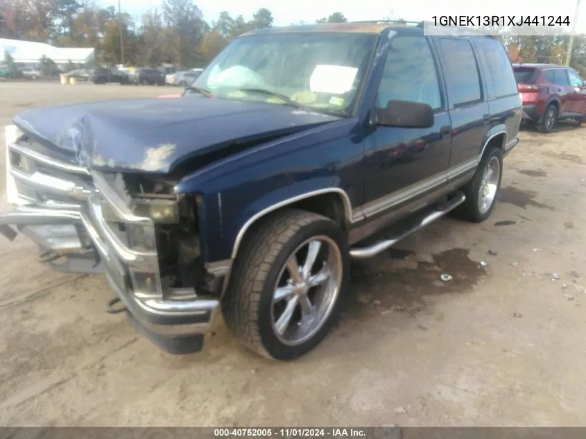 1999 Chevrolet Tahoe Ls VIN: 1GNEK13R1XJ441244 Lot: 40752005