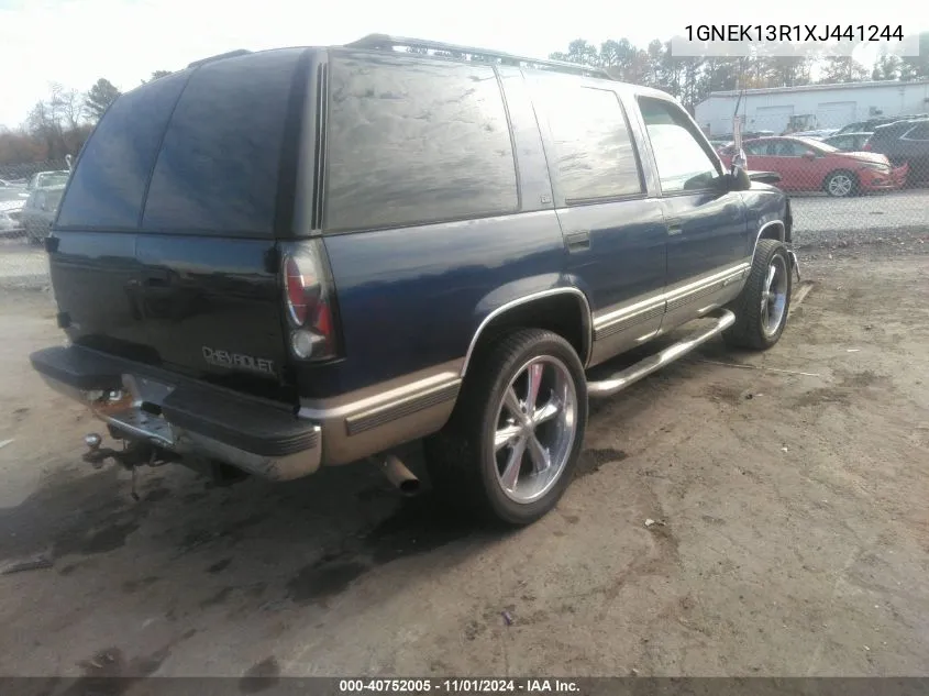 1999 Chevrolet Tahoe Ls VIN: 1GNEK13R1XJ441244 Lot: 40752005