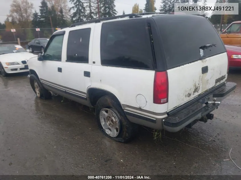 1999 Chevrolet Tahoe Ls VIN: 1GNEK13R8XJ491221 Lot: 40761208