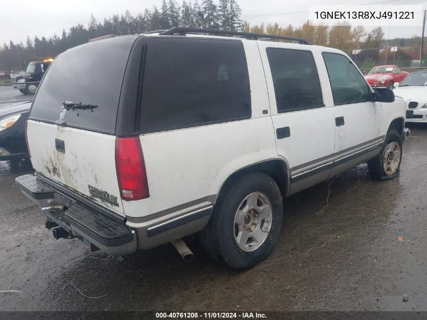 1999 Chevrolet Tahoe Ls VIN: 1GNEK13R8XJ491221 Lot: 40761208