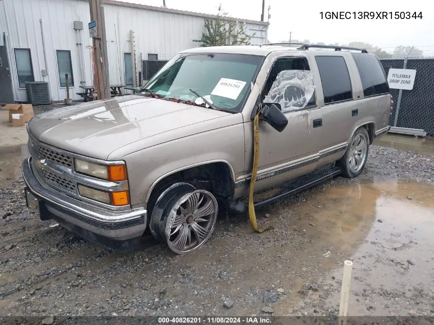 1999 Chevrolet Tahoe Lt VIN: 1GNEC13R9XR150344 Lot: 40826201