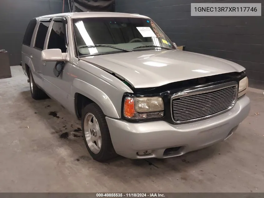 1999 Chevrolet Tahoe Ls VIN: 1GNEC13R7XR117746 Lot: 40855535