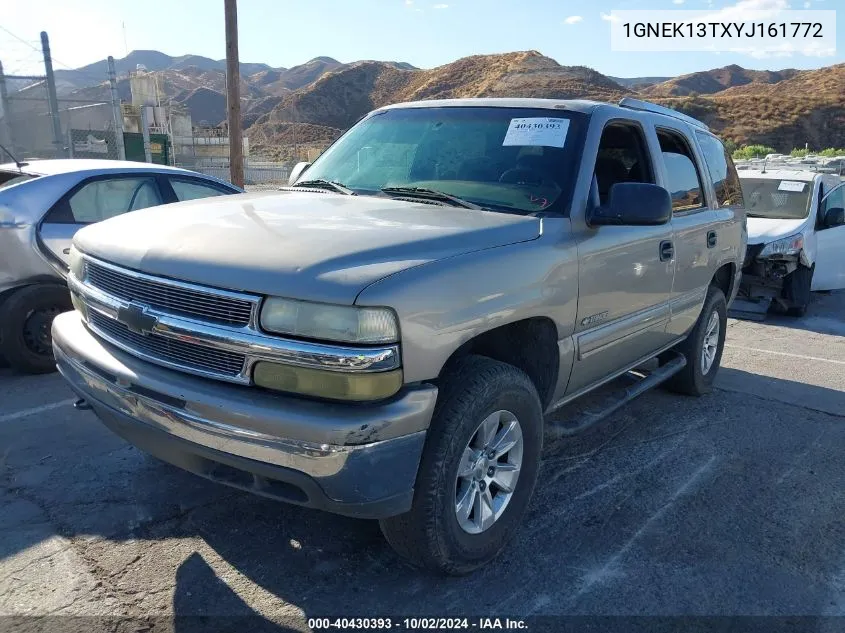 2000 Chevrolet Tahoe All New Ls VIN: 1GNEK13TXYJ161772 Lot: 40430393