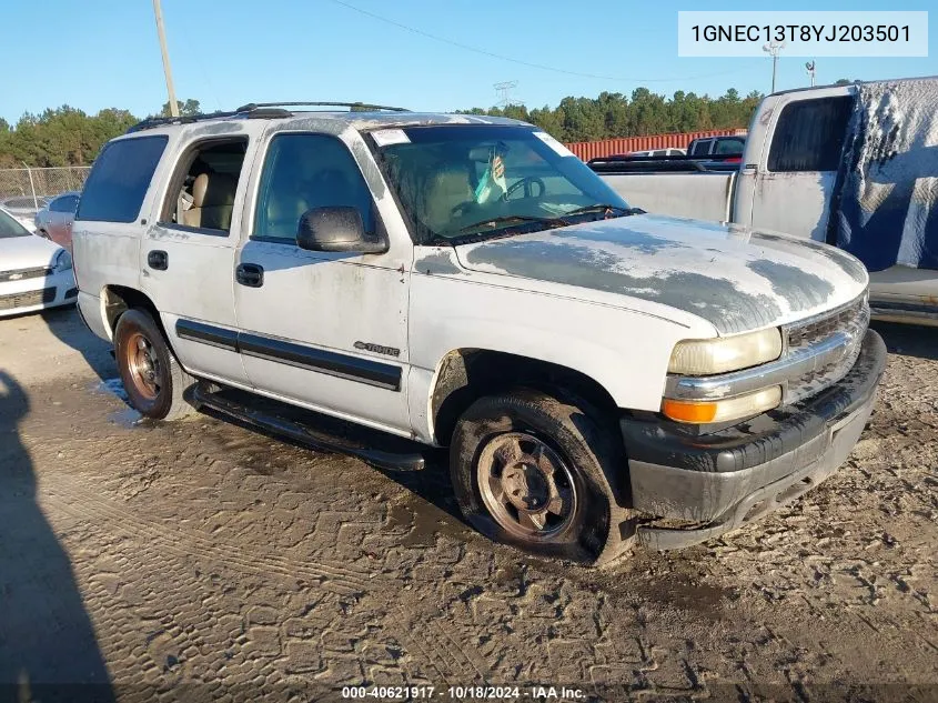 1GNEC13T8YJ203501 2000 Chevrolet Tahoe All New Ls