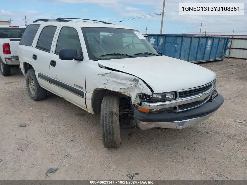 2000 Chevrolet Tahoe All New Ls VIN: 1GNEC13T3YJ108361 Lot: 40623347