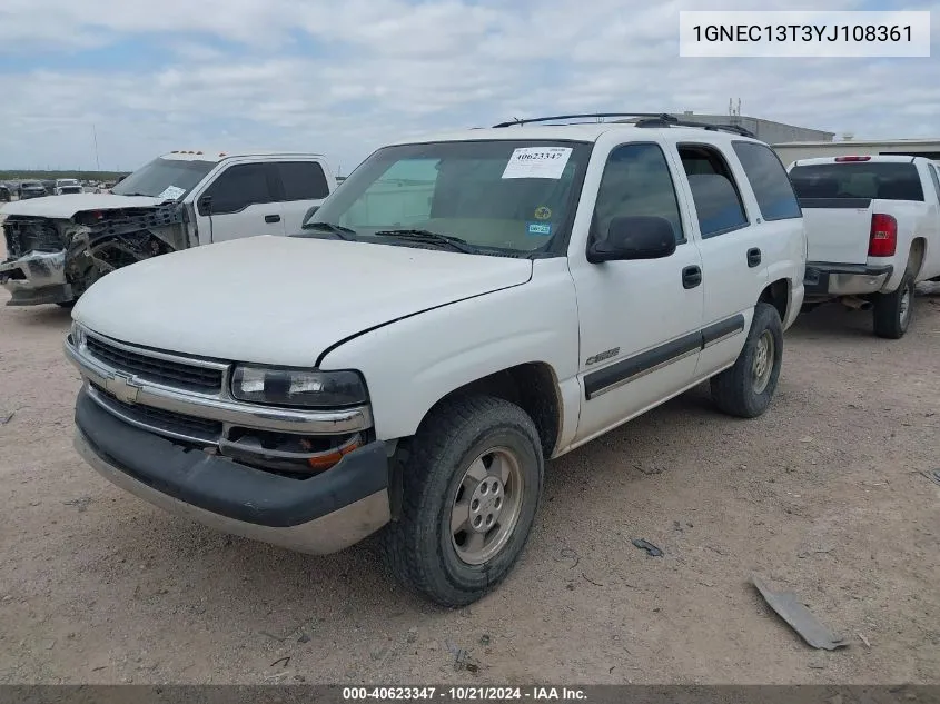 2000 Chevrolet Tahoe All New Ls VIN: 1GNEC13T3YJ108361 Lot: 40623347