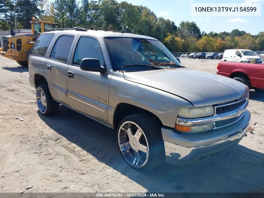 2000 Chevrolet Tahoe All New Ls VIN: 1GNEK13T9YJ154599 Lot: 40676193