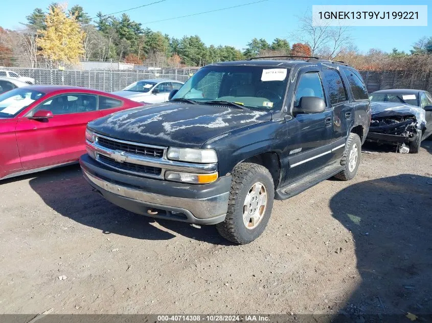 1GNEK13T9YJ199221 2000 Chevrolet Tahoe All New Lt