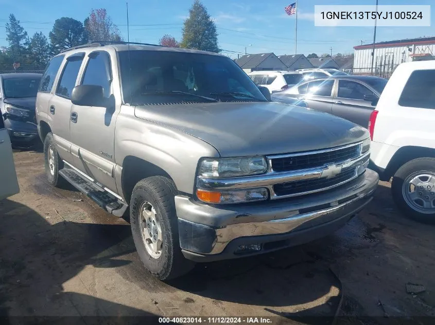 2000 Chevrolet Tahoe All New Ls VIN: 1GNEK13T5YJ100524 Lot: 40823014