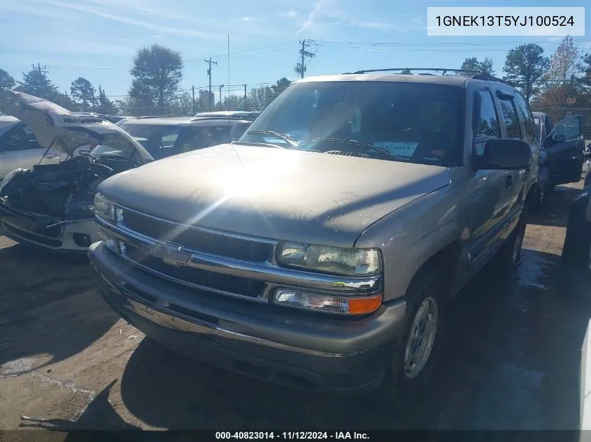 2000 Chevrolet Tahoe All New Ls VIN: 1GNEK13T5YJ100524 Lot: 40823014