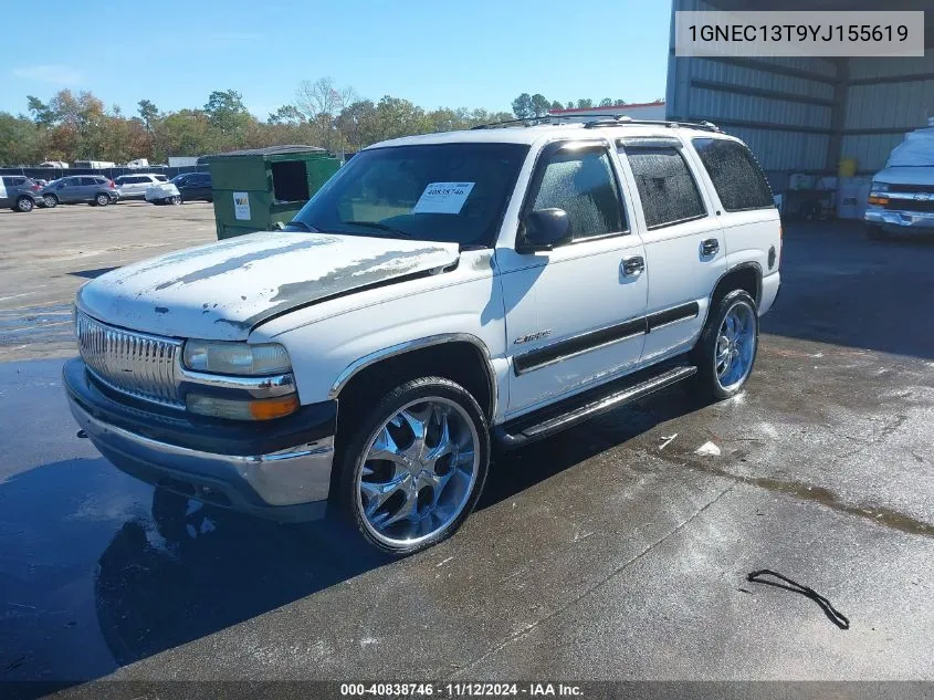 1GNEC13T9YJ155619 2000 Chevrolet Tahoe C1500