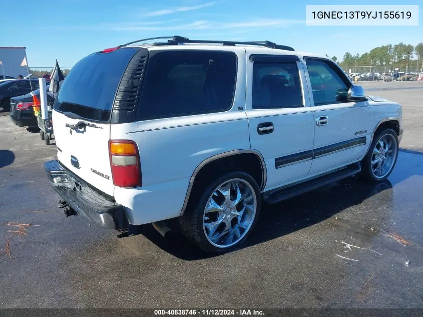 1GNEC13T9YJ155619 2000 Chevrolet Tahoe C1500