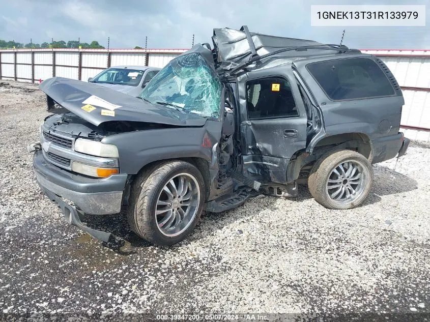 1GNEK13T31R133979 2001 Chevrolet Tahoe Lt