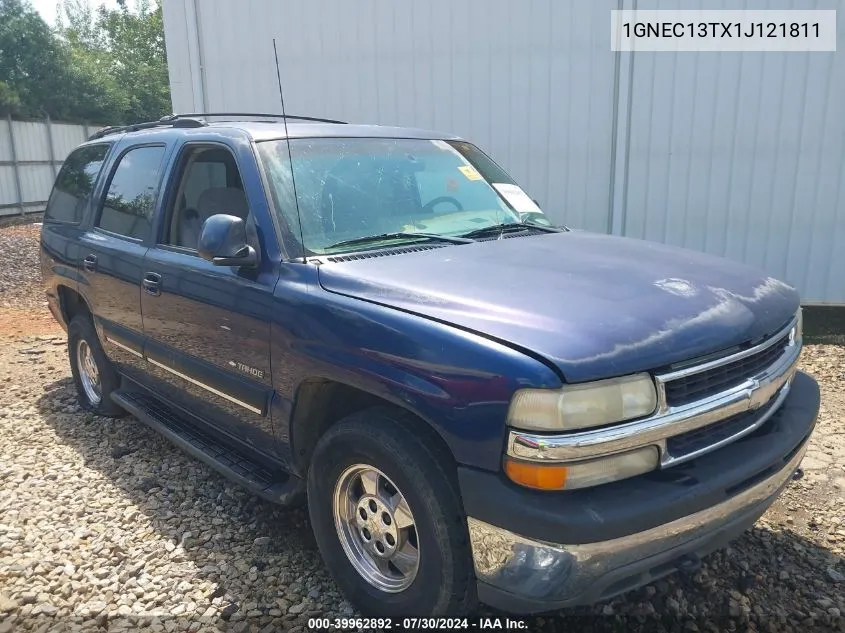 1GNEC13TX1J121811 2001 Chevrolet Tahoe Lt