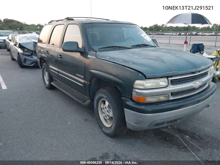 2001 Chevrolet Tahoe Lt VIN: 1GNEK13T21J291521 Lot: 40096238