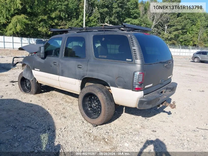 2001 Chevrolet Tahoe Lt VIN: 1GNEK13T61R163798 Lot: 40210287