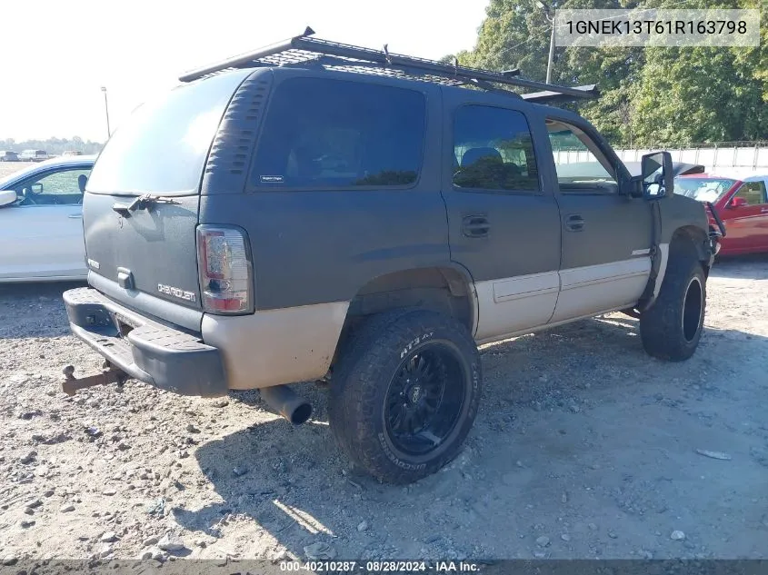 2001 Chevrolet Tahoe Lt VIN: 1GNEK13T61R163798 Lot: 40210287