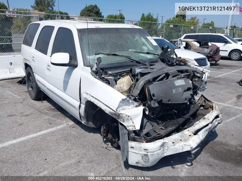 1GNEK13T21R121497 2001 Chevrolet Tahoe Lt