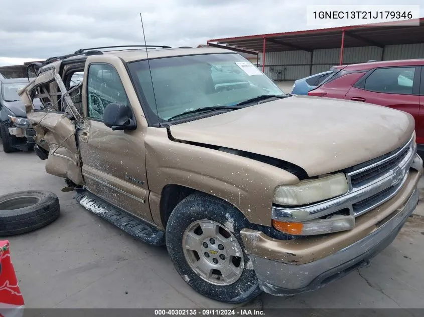 1GNEC13T21J179346 2001 Chevrolet Tahoe C1500