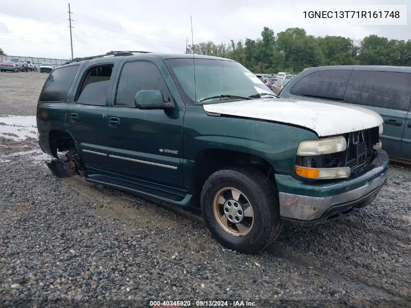 1GNEC13T71R161748 2001 Chevrolet Tahoe Lt