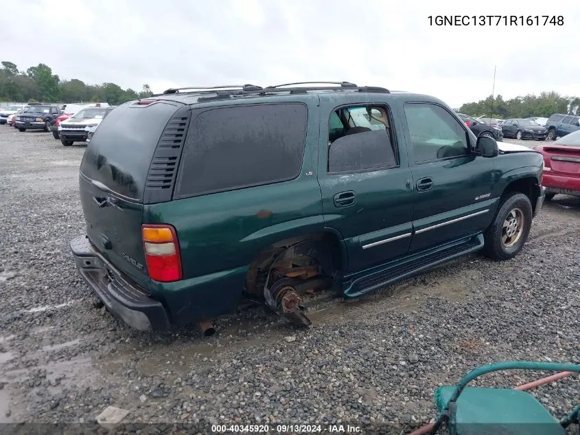 1GNEC13T71R161748 2001 Chevrolet Tahoe Lt