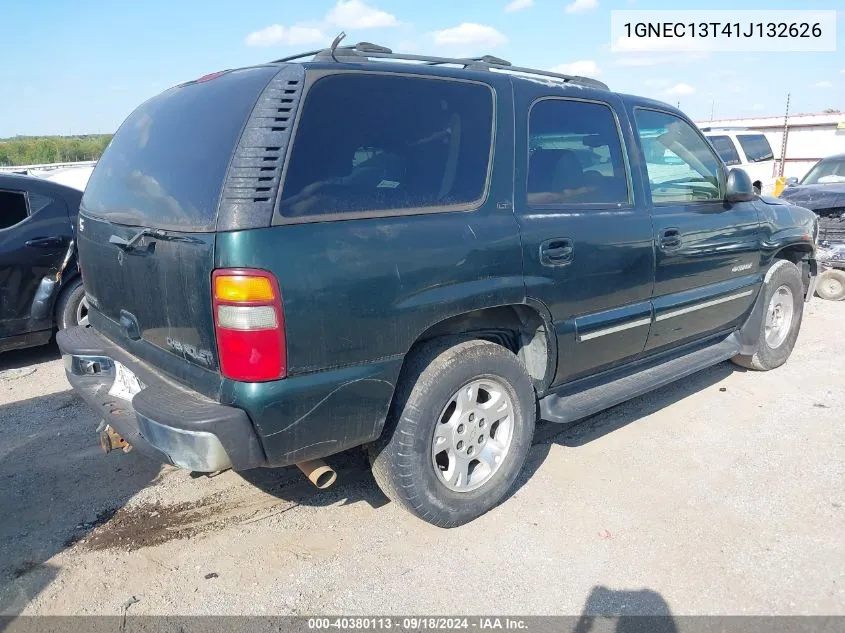 2001 Chevrolet Tahoe Lt VIN: 1GNEC13T41J132626 Lot: 40380113